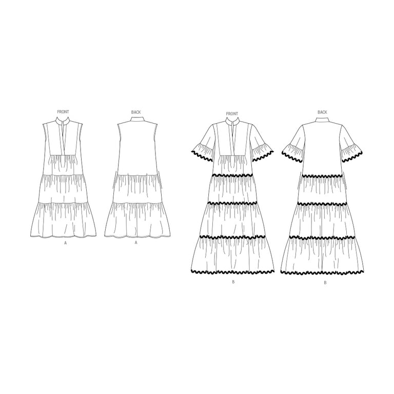 knee length dresses for ladies Butterick See and Sew B4263, Misses Dresses, Petite, UNCUT sewing patt   Stylesewwear.boutique