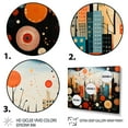 thumbnail image 3 of Designart "New York City Midcentury composition VII" City New York Floater Framed Canvas Wall Art, 3 of 7