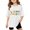 White, variant on Miaoju Shirts for Girls 10-12 Crew Neck Letter Print Short Sleeve Tee for Toddler Soft Funny Tees T Shirt for Boys and Girls