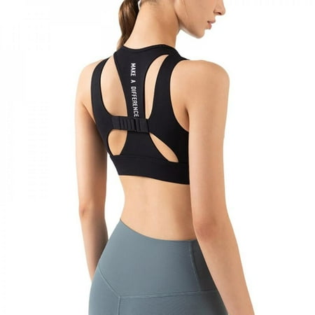 

Praeter Women s Sports Bra Gathered without Steel Ring Yoga Running Vest Fitness Shockproof Push Up top Underwear