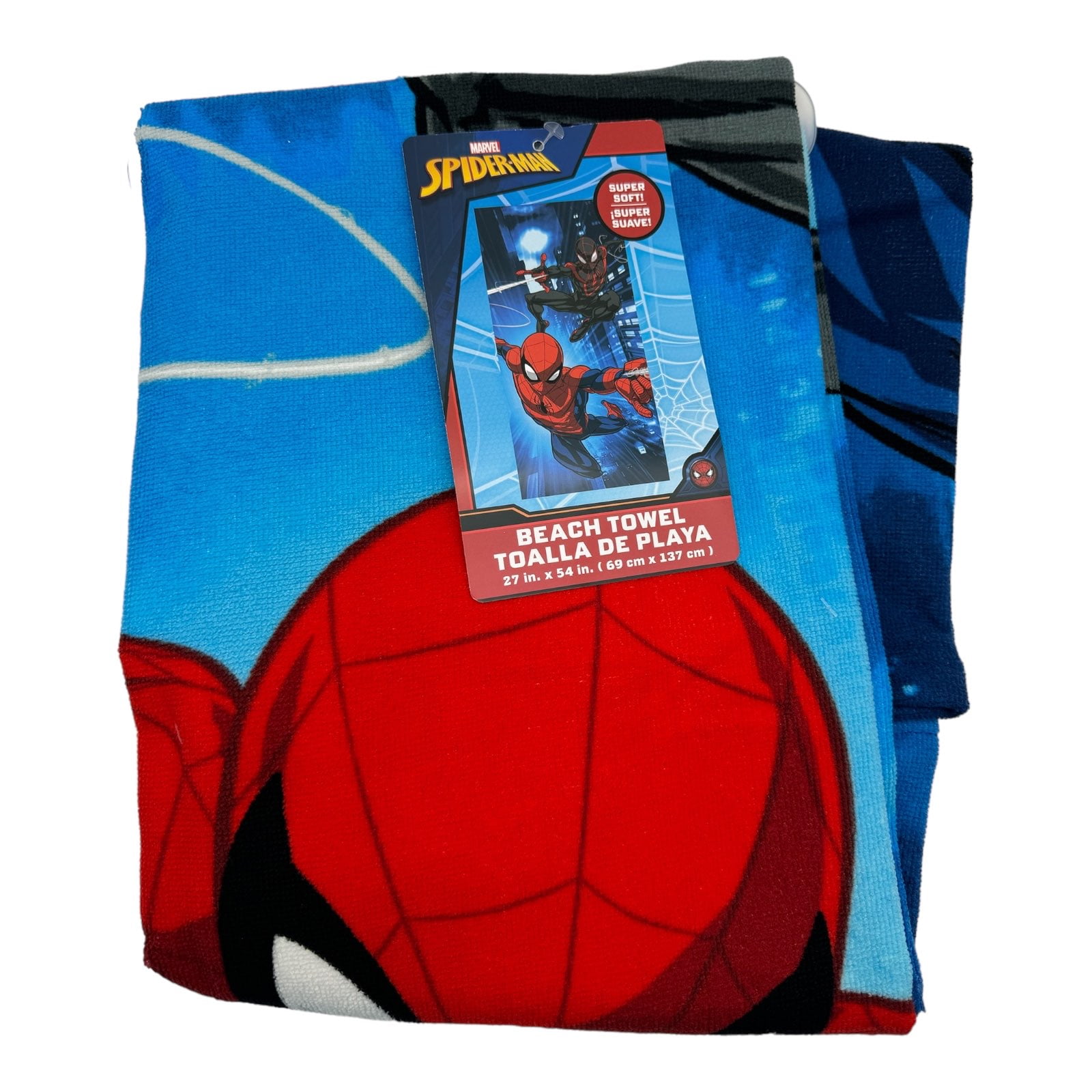 Spider-Man City Team  Kids Bath Pool Beach Towel 27" x 54" by Marvel