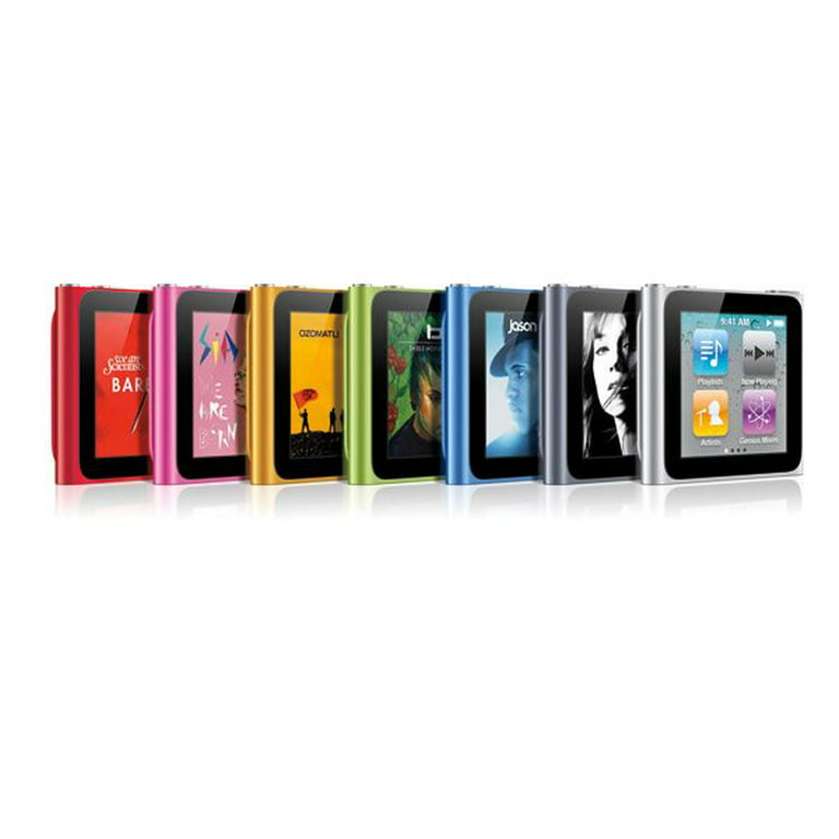 Skubbe lykke kul Apple iPod Nano 6th Generation 8GB Silver-Like New in Plain White Box! -  Walmart.com