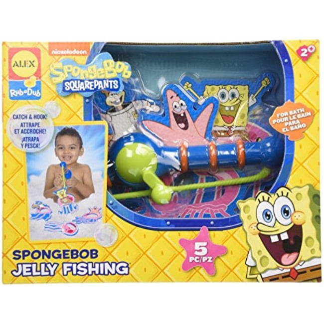 alex 807sb spongebob jelly fishing toy