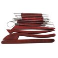 thumbnail image 1 of Clay 11pcs Pottery Sculpting Set Portable  Clay Sculpture Carving Knife Tool Set, 1 of 8