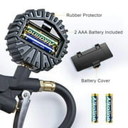 Digital Tire Inflator With Pressure Gauge, 0-250 PSI, Easy to Read