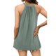 thumbnail image 4 of Camiseta sin mangas con ojales NikouMX para mujer con Cuello redondo, 4 of 6