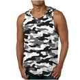 thumbnail image 2 of DODADAWANJ Workout Camo Tank Tops for Men Sleeveless Beach Summer Casual Shirt Tops Big and Tall Crewneck Tees Plus Size Camouflage Print Tanks Slim Fit Gym Muscle Shirts, 2 of 5