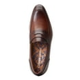 thumbnail image 4 of Base London Mens Bruno Leather Penny Loafers, 4 of 4