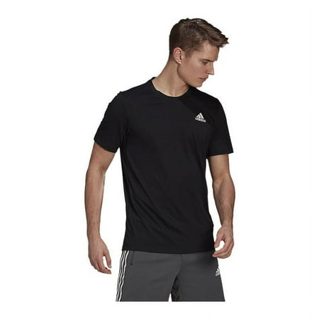 Adidas BLACK Men's Design 2 Move Prime T Shirt, US Medium