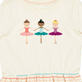 thumbnail image 4 of Inktastic Little Ballerina Trio Girls Toddler Dress, 4 of 5