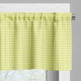 thumbnail image 3 of Ambesonne Floral Window Valance, Minimal Petals Repetition, 54" X 18", Pale Avocado Green White, 3 of 5