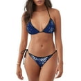 thumbnail image 1 of Fotbe Christmas Blue Traje de Baño para Mujer de Dos Piezas – Bikini Sexy de Tirantes Tipo Halter con Diseño Triangular, 1 of 6
