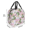 thumbnail image 3 of Honeii Lilies Flowers Print Lunch Bag Women, Lunch Box Lunch Bag for Women Adult Men, Small Leakproof Cute Lunch Tote Large Capacity Reusable, 3 of 8
