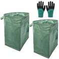 thumbnail image 1 of Bolsas Recolectoras 2 Unidades 53 L Impermeables Con Asa Y Guantes para Jardín, 1 of 9