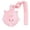 Pink, variant on THOPBPRK Plush Meteor Hammer Stuffed Toy, Soft Decorative Pillow for and Collectors, Unique Valentines Day Gifts, Home Decor for Living Room and Bedroom, 1Pack Black
