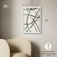 thumbnail image 5 of Intersecting Lines II Shadowbox Print Line Wall Decor by Art Remedy, White Frame, 16 x 24, 5 of 7