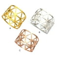 thumbnail image 5 of BrowQuartz 12 Pieces Napkin Ring Metal Home Cafe Bar Hotel Restaurant Kitchen Festival Party Wedding Dinner Table Organizer Holder Sillver, 5 of 6