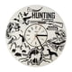 thumbnail image 1 of Reloj de pared decorativo retro vintage de Shamjina, redondo, analógico, silencioso y sin tictac Pájaro de caza, 1 of 8