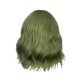 thumbnail image 2 of Qliuoazw Orangeshort Curly Women's Bangs Temperature Silk Hair Whole Wig Headband Wig, 2 of 9