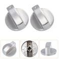 thumbnail image 3 of 4pcs Replacement Stove Knobs Universal Electric Range Knob Metal Burner Control Knobs, 3 of 4