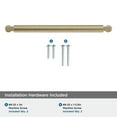 thumbnail image 4 of Amerock Balata 7-9/16 inch (192mm) Center-to-Center Golden Champagne Cabinet Pull, 4 of 6