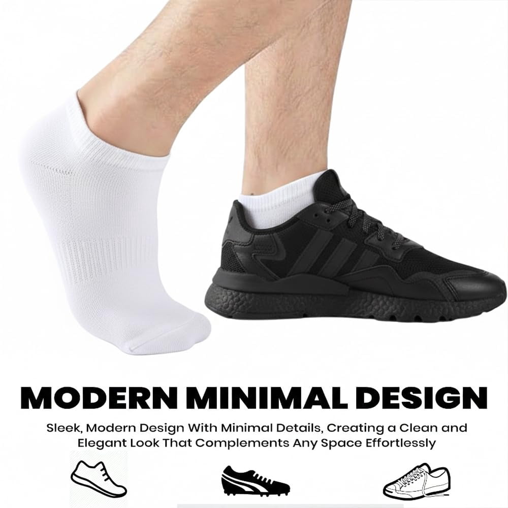 SOCKS'NBULK Low Cut Socks for Men Cotton No Show Ankle Socks (12 Pairs - Many Styles)