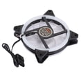 thumbnail image 3 of Multicolored Hydraulic Bearing 1200 RPM CPU Cooling Fan, RGB Chassis Fan, Silent For Desktop Computer  Double-Aperture Multicolored Lights + Packaging Screws, 3 of 8
