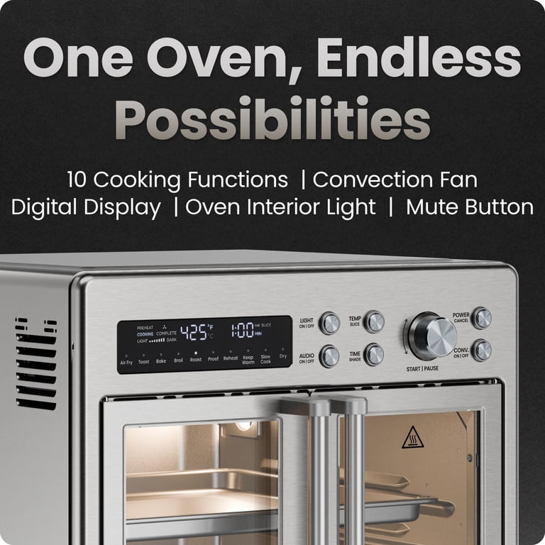 Chefman French Door 10-in-1 Toaster Oven Air Fryer, 26QT photo 4