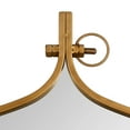 thumbnail image 3 of Kate and Laurel Yitro Metal Framed Wall Mirror, Gold 20x34, 3 of 8