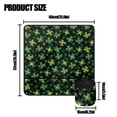 thumbnail image 4 of HELLHERO Green Shamrocks Yellow Daisies Sewing Machine Mat Premium Fabric Scratches Proof Ideal For Sewing Classes & Home Use Storage Bag Storage Pockets for Friend Family Gift, 4 of 4