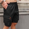 thumbnail image 7 of Dagugfen Cargo Shorts for Men 8" Inseam Loose Fitted Elastic Waist Drawstring Summer Outdoor Climbing Shorts with Multi Pockets, 7 of 7