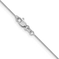 thumbnail image 3 of 14K White Gold Snake Chain Necklace 18 inch .6 mm Round with Lobster Clasp 0.6, 3 of 4