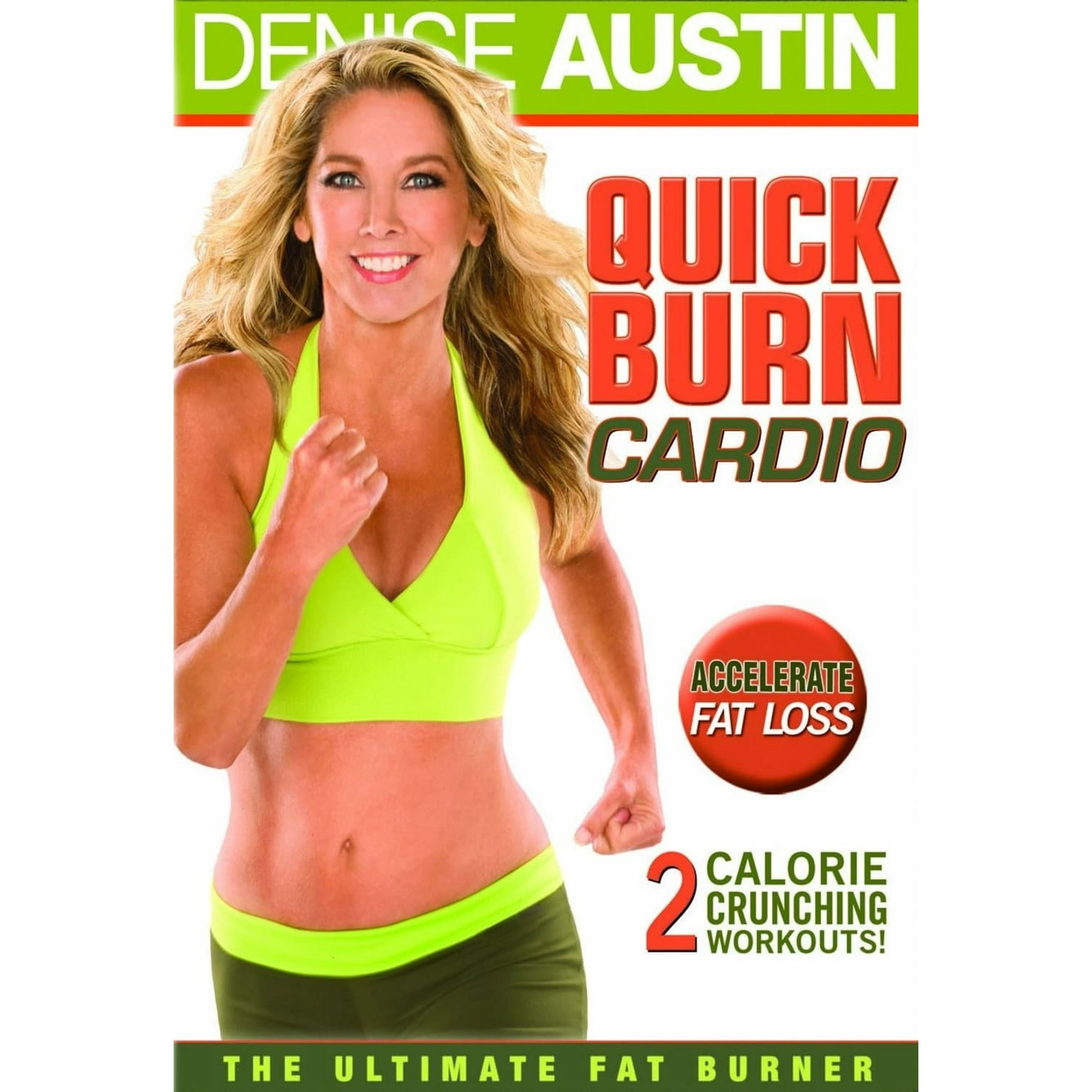 Denise Austin Quick Burn Cardio DVD Walmart