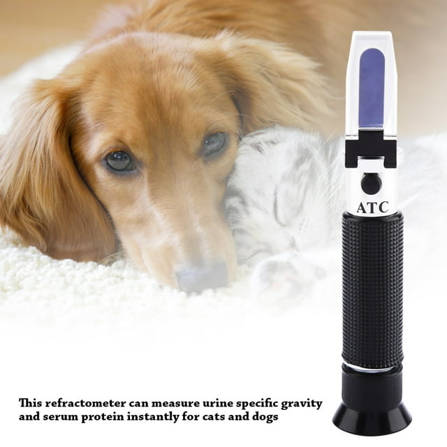 Specific Gravity Serum Protein Tester Equipment, Dog Clinical Refractometer, Lightweight Pet Clinical Refractometer Offiice For Pet Cat Home