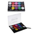 thumbnail image 1 of KLKCMS 2 Set 15 Colors Non- Face & Body Paint Painting Make Up Fancy Party Kit, 1 of 9