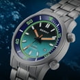 thumbnail image 2 of BERNY Automatic Dive Watches for Men, Sport Casual 20ATM Waterproof Titanium Watch with Date, Super Luminous, Sapphire Crystal, Fashion Men's Analog Mechanical Wristwatch (Light Green), 2 of 9