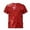 Red, variant on Boys Graphic Square Sequins Checkered Shiny Short Sleeve T-Shirt, Casual Sports Performance Top for Kids Youth 2-19 Years