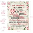 thumbnail image 6 of 38th Birthday Gifts for Women Happy 38th Birthday Gifts for Her 38 Year Old Birthday Gifts for Women 38th Birthday Decorations for Women Bestie Wife Sister Mom Friends 38th Birthday Blanket 50x60, 6 of 6