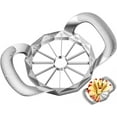 thumbnail image 2 of Apple Slicer,12-Slices Stainless Steel Cutter，Heavy Duty Stainless Steel Apple Cutter and Divider， Anti-slip Handle，Gifts for Mom， Easy to Use., 2 of 8