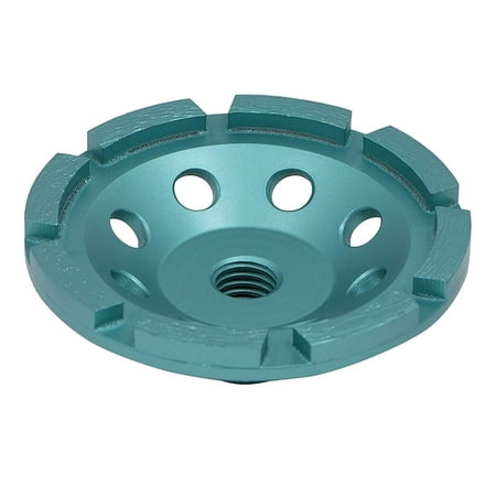 

Premium 4 Inch Diamond Cup Wheel for Grinding Concrete and Masonry Single Row 5/8 -11 Thread