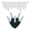 thumbnail image 1 of Vickerman 70 Cool White M5 LED Icicle Light on Green Wire 9' Christmas Light Strand, 1 of 2