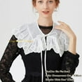 thumbnail image 2 of LoudSung Fake Collar Shawl Detachable Blouse False Collar Cape Collar Wrap Multiple Styles Top Elegant for Women Girls, 2 of 7