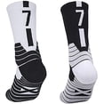 thumbnail image 2 of Elite Basketball Socks, Athletic Sports Socks with 3D Ankle Protection, Compression Cushion Socks for Men & Women, 2 of 7