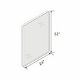 thumbnail image 2 of VIPLOOK Framed Wall Mounted Bathroom Vanity Mirror 32" * 24" - Black, 2 of 9