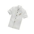 thumbnail image 1 of maskred Professional Executive Chef Coat with Striking Piping and Resilient Buttons White XL 2Set, 1 of 6