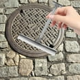 ITSELFER Outdoor Manhole Cover Lifter Hook Roll Up Door Hook Metal