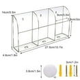 thumbnail image 2 of asddcavvf TV Air Conditioner Remote Control Holder 4 Acrylic Wall Mount Storage Storage Boxes Linen Closet Storage Closet Organization Storage, 2 of 7