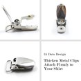thumbnail image 4 of HSHDLDF Y-Style Shirt Stays Men Non-Slip Locking Clamps Adjustable Elastic Straps, 4 of 7