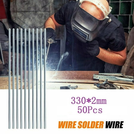 

50pcs 330*2mm Aluminium Welding Low Temp Dura Easy Weld Rods Brazing Stick