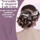 thumbnail image 4 of Juego para hacer moños para el pelo, estilo anillo, moño para el pelo, forma de donut, accesorios para el pelo con horquillas para el pelo, bandas elásticas y herramientas, 4 of 5